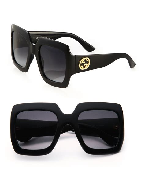 gucci 61mm oversize flat top sunglasses|Gucci 54mm designer sunglasses.